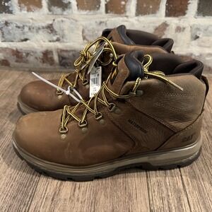 CAT Caterpillar Sz 13 Exposition Hiker Waterproof Work Boots P51061 Soft Toe
